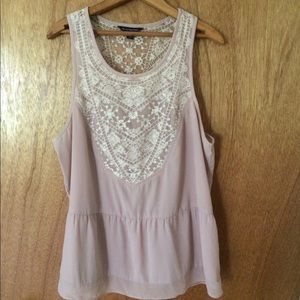 AEO Blush pink blouse
